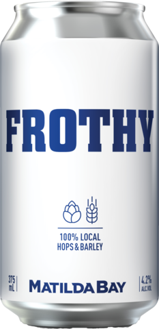 Frothy 4 X 6 X 375ML Can Carton