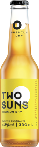 Two Suns Premium Dry Bottle 6X330ML