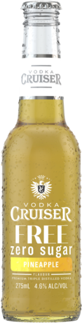 Vodka Cruiser No Sugar Pineapple Bottle 1X275ML