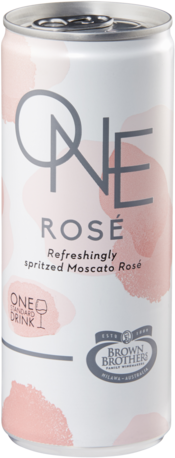 Brown Brothers Moscato One Rose Can 4X250ML