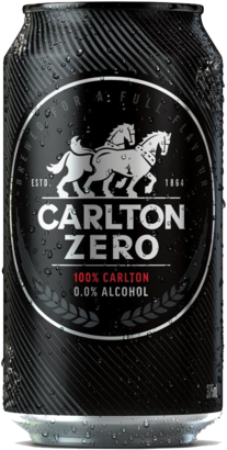 Carlton Zero Can 24X375ML