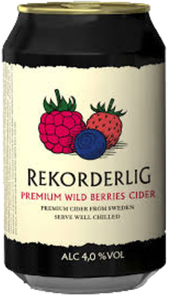 Rekorderlig Wildberry Can 4X330ML