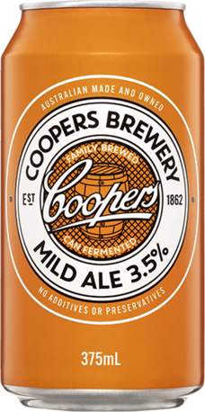 null Coopers Mild Ale 3.5% Cans 24 x 375mL Carton