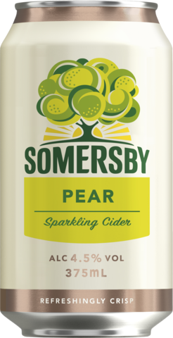 Somersby Pear Cider 4.5% 375ML Can