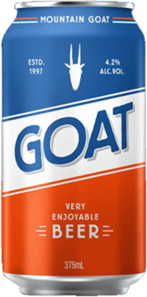  Mountain Goat Very Enjoyable Beer Lager Can 24X375ML