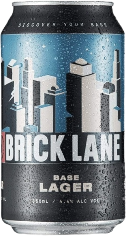 Brick Lane Base Lager Cans 1X355ML