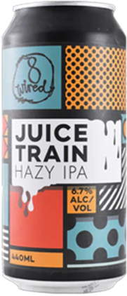 8 Wired Juicy Train Hazy IPA Can 1X440ML