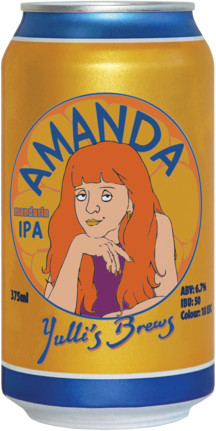 Yullis Brewing Amanda Mandarin IPA Can 6X375ML