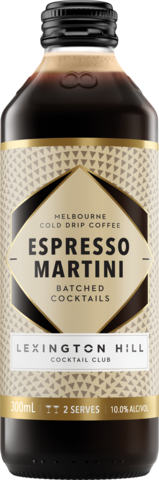 Lexington Hill Espresso Martini 10% 300ML Bottle
