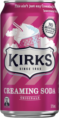 Kirks Creaming Soda Can 10X375ML