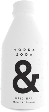 Ampersand Vodka & Soda 4% Can 16X330ML