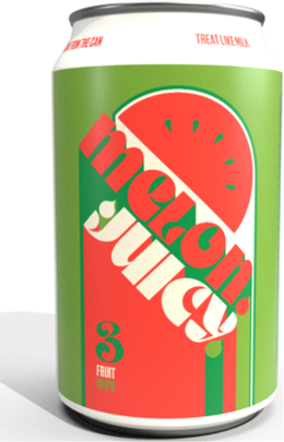 3 Ravens Melon Juicy Can 24X375ML