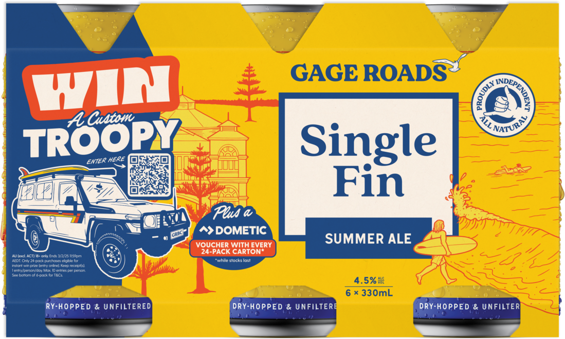 Gage Roads Single Fin Summer Ale Can 6X330ML