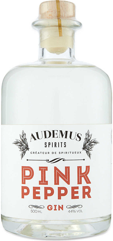 Audemus Pink Pepper Gin 44% 500ML