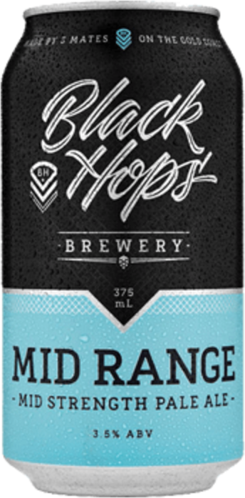 Black Hops Mid Range Pale Ale Can 4X375ML