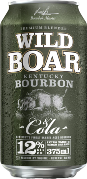 Wild Boar Bourbon & Cola 12% Can 3X375ML