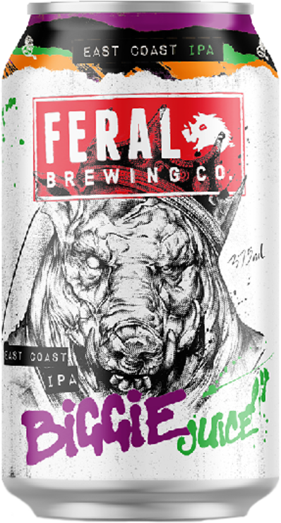 Feral Biggie Juice NEIPA Can 4X375ML