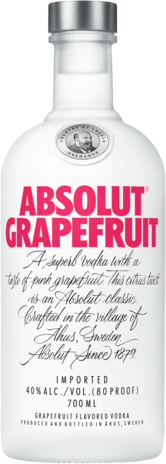 Absolut Vodka Grapefruit 700ML