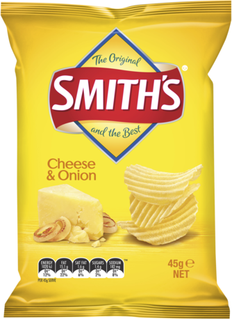 Smiths Crinkle Ches/Onion 45GM