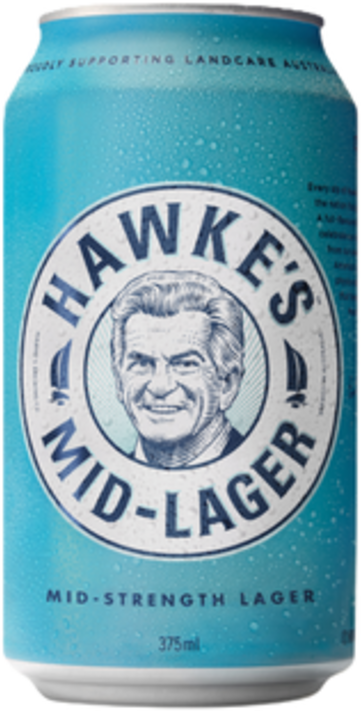 Hawkes Mid Lager Can 1X375ML