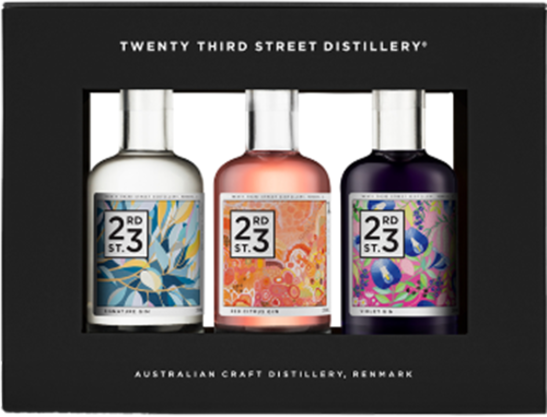 Twenty Third Street Gin Mixed Gift Box Bottle 3X200ML