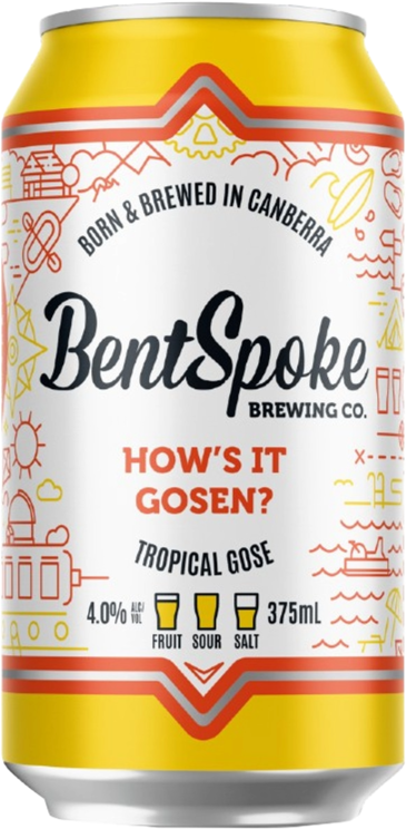 Bentspoke Hows It Gosen Tropical Can 24X375ML