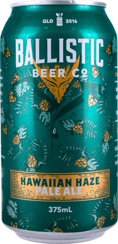 Ballistic Hawaiian Haze Double Dry Hopped Pale Ale Can 1X375ML