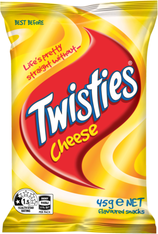 Smiths Twisties Cheese 45GM