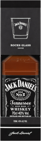 Jack Daniels 1 Glass Gift Pack 700ML