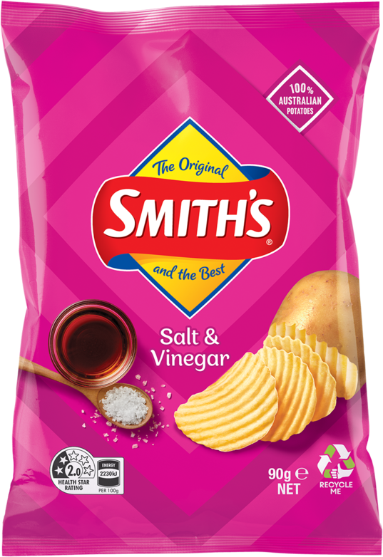 Smiths Crinkle Salt & Vinegar 90GM