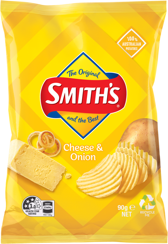 Smiths Crinkle Cheese & Onion 90GM