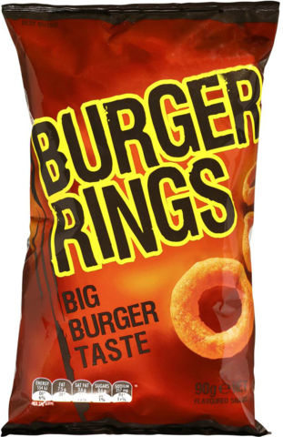Smiths Burger Rings 90GM