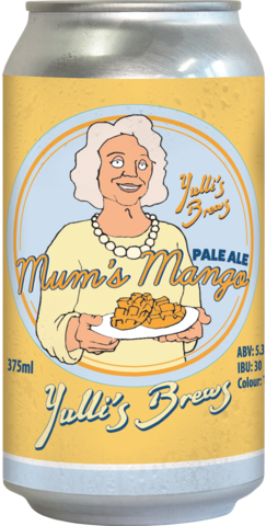 Yullis Brewing Mums Mango Pale Can 16X375ML