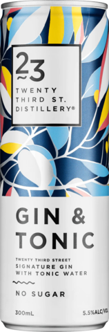 Twenty Third Street Gin & Tonic Can 24X300ML