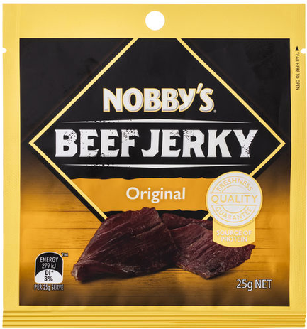 Nobbys Beef Jerky Original 25GM