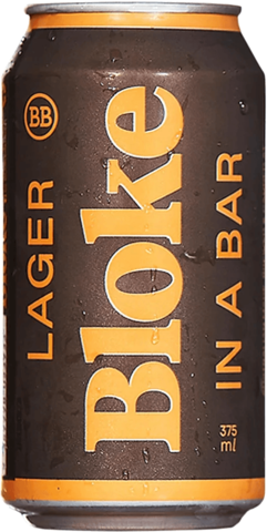 Bloke In A Bar Lager Can 24X375ML