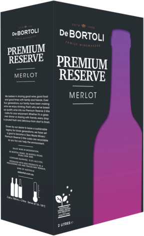 null De Bortoli Reserve Merlot Cask 2LT