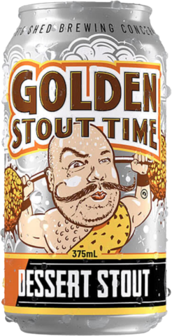Big Shed Golden Stout Time Can 4X375ML
