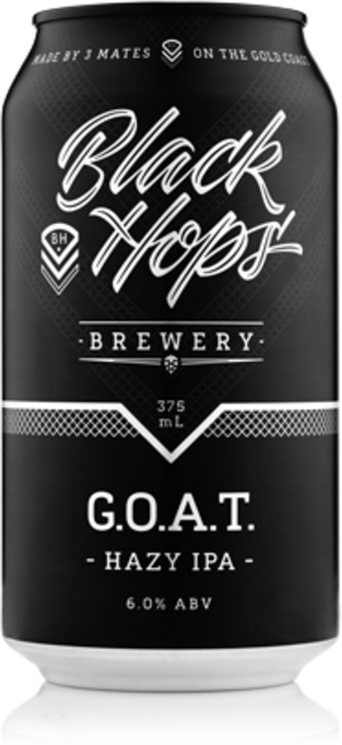 Black Hops G.O.A.T  Hazy IPA Can 16X375ML