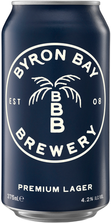 Byron Bay Premium Lager Can 6X375ML