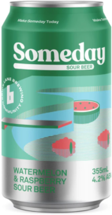 Brick Lane Someday Sour Raspberry Watermelon Can 16X355ML