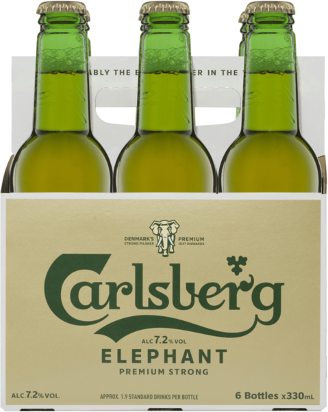 Carlsberg Elephant Bottle 6X330ML