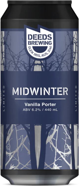 Quiet Deeds Midwinter Vanilla Porter Can 1X440ML