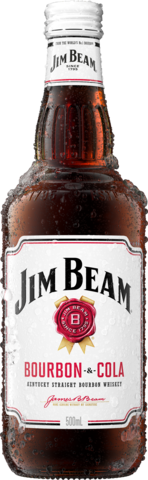 Jim Beam White Label Bourbon & Cola Tall 1X500ML