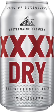 XXXX Dry Can 1X375ML