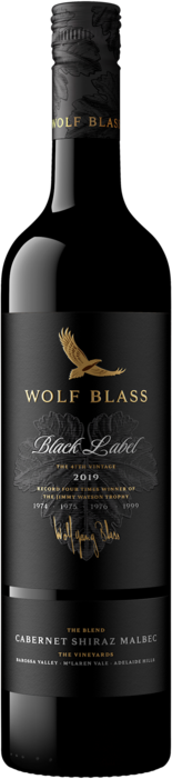 Wolf Blass Black  Label Cabernet Shiraz Malbec 750ML