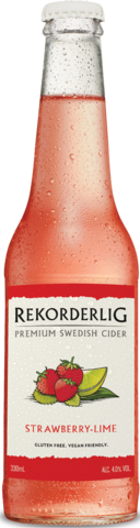 Rekorderlig Strawberry & Lime Bottle 4X330ML