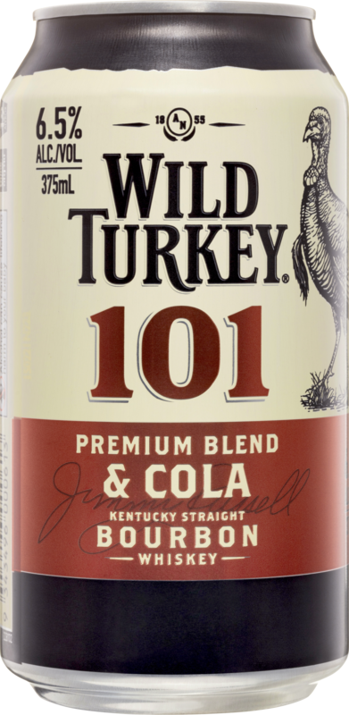 Wild Turkey 101 Bourbon & Cola 6.5% Can 3X10X375ML