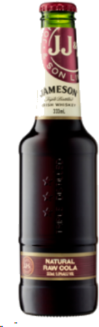 Jameson & Raw Cola 5% Bottle 4X333ML