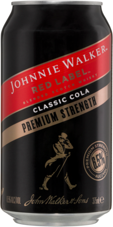 null Johnny Walker Scotch Premium Can 24X375ML